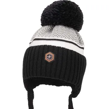 Čepice Dětská čepice a šátek Jamiks PROEZMA IV PROEZMA.IV.komp.JZH395 šedá 90X, vel. 46