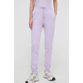 Dámské kalhoty Kalhoty Armani Exchange 8NYPCX.YJ68Z fialová 48X, vel. S