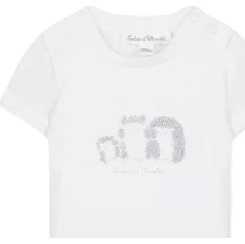 Chlapecké tričko Bavlněné dětské tričko Tartine et Chocolat TY10000.60.74 béžová 01X, vel. 74