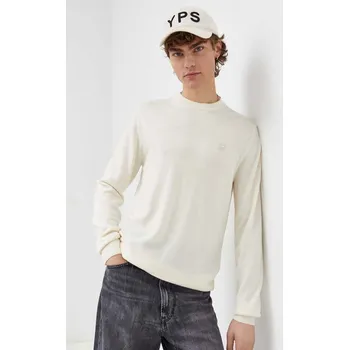 Pánský svetr Vlněný svetr G-Star pánský, zelená barva, lehký D21931.B692 01X, vel. M