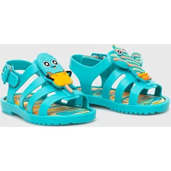 Dívčí sandály Dětské sandály Melissa tyrkysová barva M.33751 66X, EUR 19/20