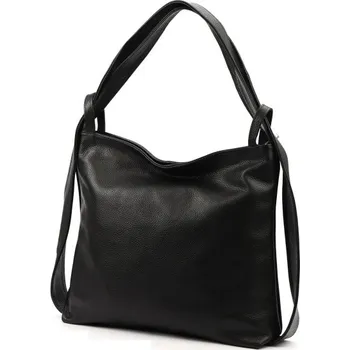 Kožená kabelka Luka 26-019 DOLLARO - černá