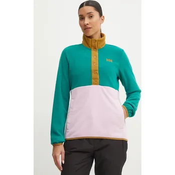 Dámská mikina Sportovní mikina Helly Hansen Daybreaker Snap 49535 zelená 77X, vel. S