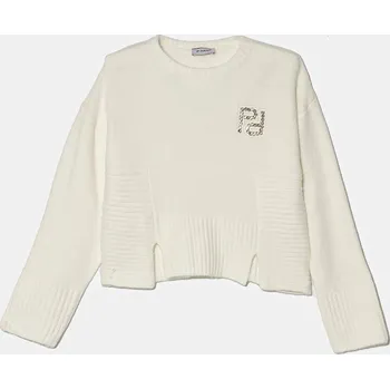 Dívčí svetr Dětský svetr Pinko Up bílá barva, F4PIJGJP016 00X, vel. 140