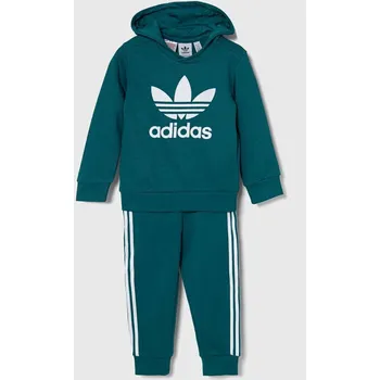 Dětská tepláková souprava adidas Originals HOODIE SET IX5166 tyrkysová 67X, vel. 62