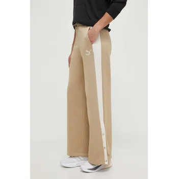 Pánské oblečení Tepláky Puma T7 625025 béžová 02X, vel. S