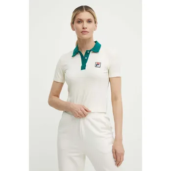 Pánské tričko Polo tričko Fila Looknow FAW0743 béžová 01X, vel. L