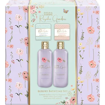 Kosmetická sada Baylis & Harding Lavender Luxury Body Care Set ( Levandule & Šípkový čaj ) - Dárková sada