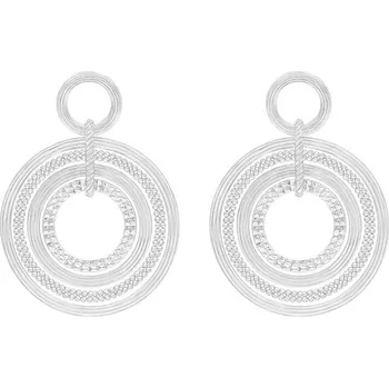 Náušnice Postříbřené náušnice Lilou Etno 171/51/KOL/SR stříbrná SLV, vel. ONE SIZE