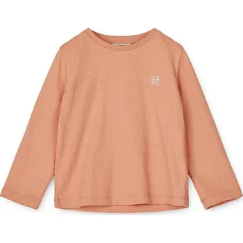 Dívčí tričko Dětské tričko s dlouhým rukávem Liewood LW15384 béžová 80X, vel. 74