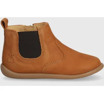 Dámské polobotky Dětské semišové polobotky Pom D'api hnědá barva P1ADBG0402.19.23 82X, EUR 19