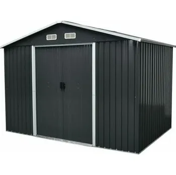 Zahradní stavba Strend Pro zahradní domek plechový, antracit, 301x236x214 cm