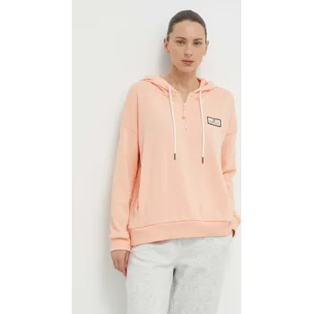 Dámská mikina Mikina Rip Curl dámská, růžová barva, s kapucí, s aplikací 05HWFL 20A, vel. M