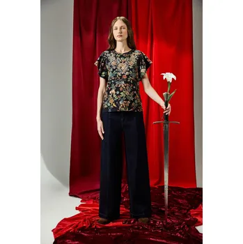 Dámské tričko Tričko Medicine dámské, černá barva RW25-TSD856 99A, vel. XL