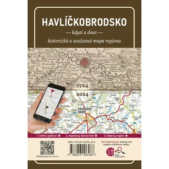 CBS Nakladatelství s.r.o. Porovnávací mapa Havlíčkobrodsko - historická a současná mapa regionu s aplikací MAP Explorer