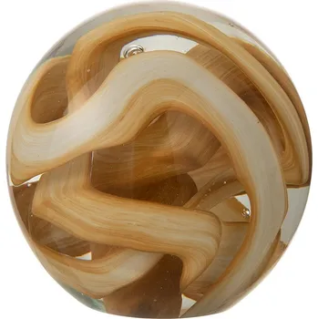 Těžítko na papír J-Line 23490 hnědá 88X