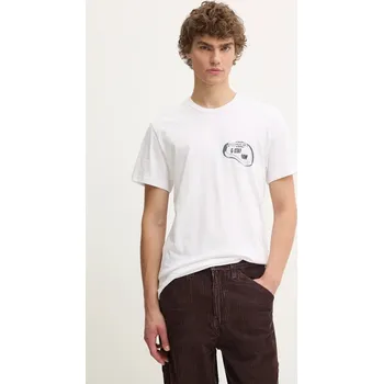 Pánské tričko Tričko G-Star bílá barva, s potiskem, D25085-C506 D25085.C506 00X, vel. M