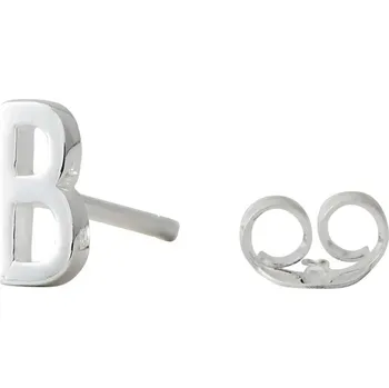 Náušnice Stříbrná náušnice Design Letters 90401000B stříbrná SLV, vel. ONE SIZE