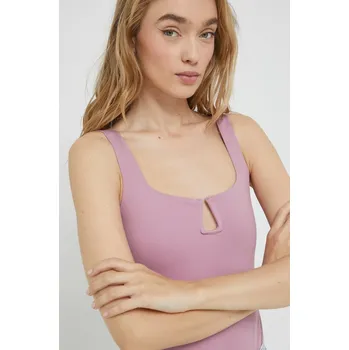 Body Body Abercrombie & Fitch dámské, fialová barva KI139.2569.630 40X, vel. XS