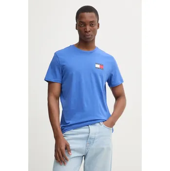 Pánská móda Bavlněné tričko Tommy Jeans DM0DM20740 fialová 54X, vel. M