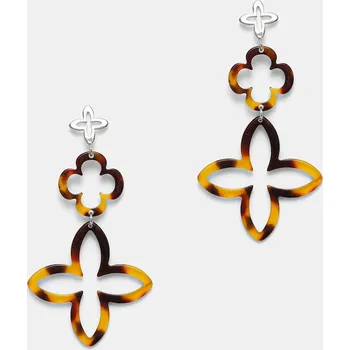 Náušnice Pozlacené náušnice Lilou Les Trésors 159/70/KOL stříbrná SLV, vel. ONE SIZE