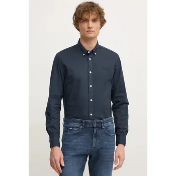 Pánská košile Bavlněná košile Pepe Jeans MANLEY PM308728 námořnická modř 59X, vel. L