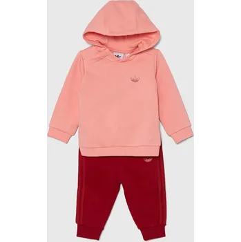 Dětská tepláková souprava adidas Originals HOODIE SET IY9538 růžová 42X, vel. 62