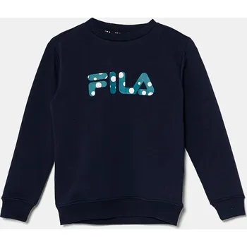 Chlapecká mikina Dětská mikina Fila LIETH FAK0372 námořnická modř 59X, vel. 122-128