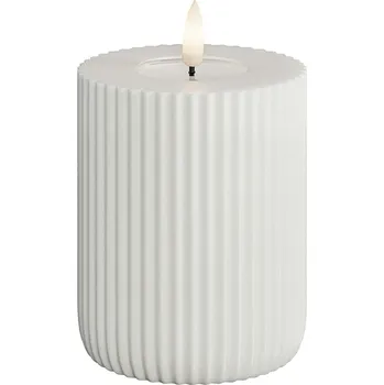 Svíčka LED svíčka Deluxe Homeart 7,5 x 10 cm RF.R.0015 bílá 00X