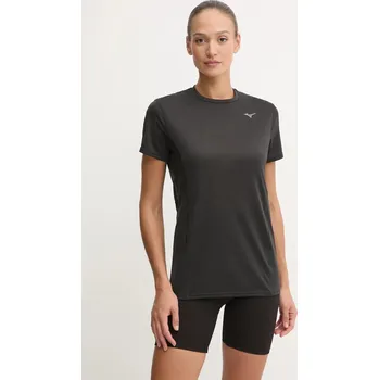 Pánské tričko Běžecké tričko Mizuno DryAeroFlow černá barva, J2GAB004 99X, vel. L