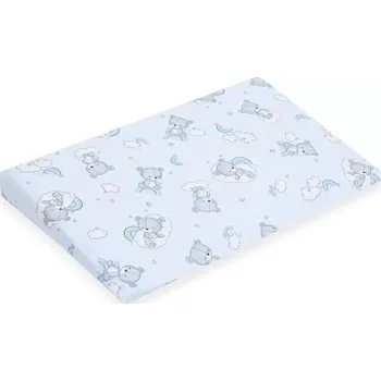 Polštář Potah na dětský polštář – klín NEW BABY Basic 59×37 cm, medvídek modrý