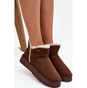 Dámská zimní obuv Dámské sněhule na platformě Wrangler 20253093.IKU Barva: Béžová, Velikost: 37