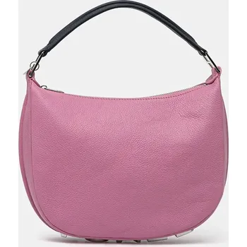 Kabelka Kožená kabelka Silvian Heach SPACCANAPOLI růžová barva, RCP25028BO 30X, vel. ONE SIZE