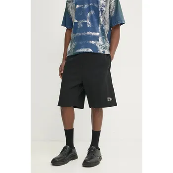 Pánské kraťasy Bavlněné šortky Diesel černá barva, A10996.0BMBJ 99X, vel. L