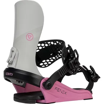 Vázání na snowboard GRAVITY FENIX Grey/Rose 24/25 Velikost: M