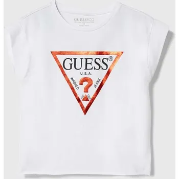 Chlapecké oblečení Dětské tričko Guess J81I15.J1311.9BYH bílá 00X, vel. 167