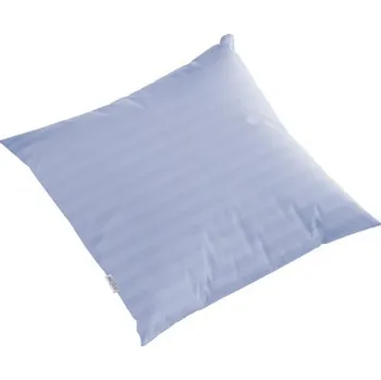 Povlečení Brotex Povlak saténový proužek 45x60cm modrý Zapínání: zipový uzávěr