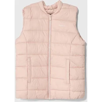 Dámská vesta Dětská vesta Pepe Jeans růžová barva PG401093 30X, vel. 164