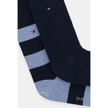 Pánské ponožky Ponožky Tommy Hilfiger 342021001 modrá 55A, vel. 43/46