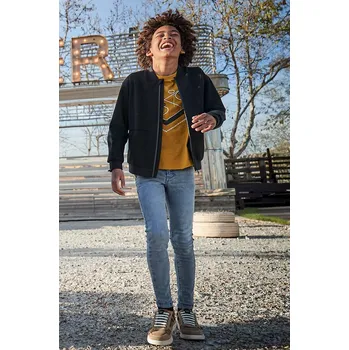 Dívčí kalhoty Dětské rifle Mayoral jeans skinny fit 7542.7E.Junior.9BYH modrá 50X, vel. 172