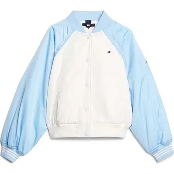 Chlapecká bunda Dětská bomber bunda Tommy Hilfiger modrá barva, KG0KG08054 KG0KG08054.9BYH.104.122 50X, vel. 104