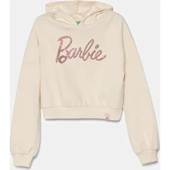 Chlapecká mikina Dětská bavlněná mikina United Colors of Benetton 3J68C204C.G.Seasonal béžová 01X, vel. 160