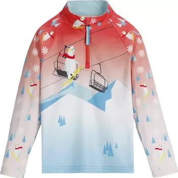 Dívčí mikina Dívčí mikina Spyder Reflect 1/2 Zip Coral Haze