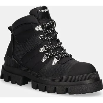 Dámské polobotky Farmářky Desigual TRACK dámské, černá barva, na platformě, 24WSTY02 2000 24WSTY02.2000 99X, EUR 40