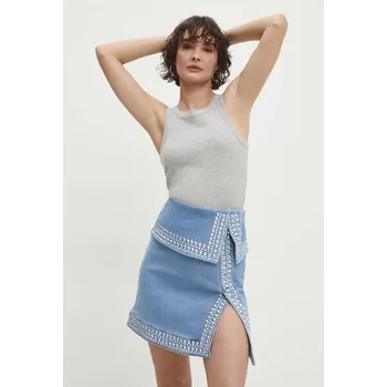 Dámská sukně Sukně Answear.LAB mini 2379.iw modrá 55X, vel. S