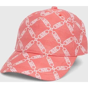 Kšiltovka Kšiltovka MICHAEL Michael Kors růžová barva, vzorovaná MS40036E0V 30X, vel. ONE SIZE