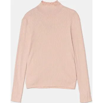 Dívčí svetr Dětský svetr United Colors of Benetton růžová barva, lehký, 1194C200M 1194C200M.G.Seasonal 39X, vel. 150