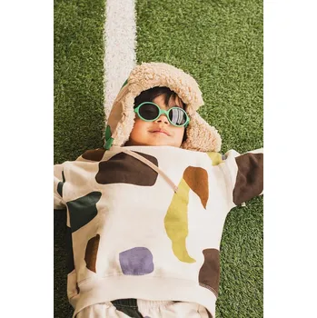 Dětské sluneční brýle Ki ET LA RoZZ zelená barva 77X, vel. 1-2 roky