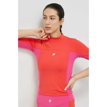 Pánské tričko Tréninkové tričko Fila Riva FAW0371 červená 33X, vel. L