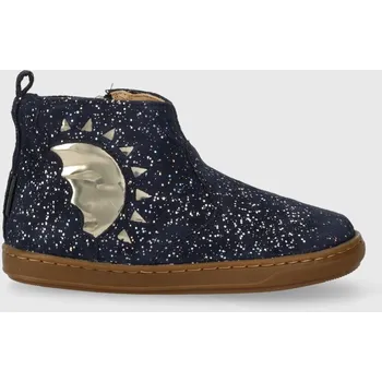 Dámské polobotky Dětské semišové polobotky Shoo Pom tmavomodrá barva P4ABDR0401.26.27 59X, EUR 27